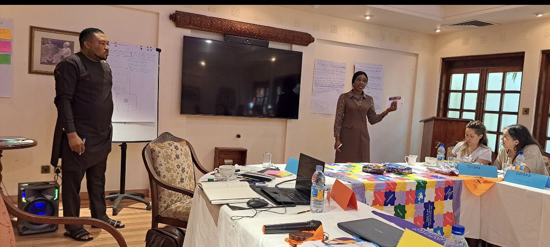 JSiesi's tweet photo. I had the opportunity to travel to Zanzibar in Tanzania to attend a conference on mobilizing men for feminist peace for implementing partners on the project. Highpoint was learning about Feminist Political Economy&amp;how it relates to the work we do in building feminist peace.@WILPF https://t.co/WsvI2vErMg