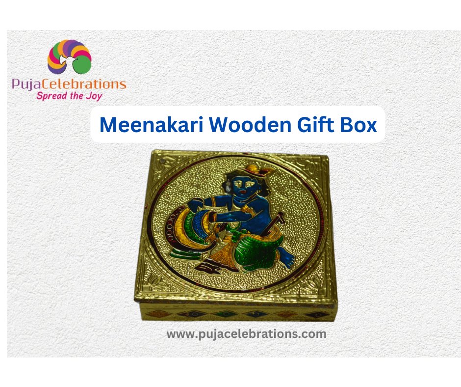 Meenakari Wooden Gift Box
Shop Online@  pujacelebrations.com/meenakari-wood…
Call @ +91- 9344902485 / 9087270009
Like us on FB : facebook.com/pujacelebratio…
WhatsApp us on : wa.me/919344902485
Follow us on Instagram : instagram.com/pujacelebratio…

#pujacelebrations #returngiftsforengagement