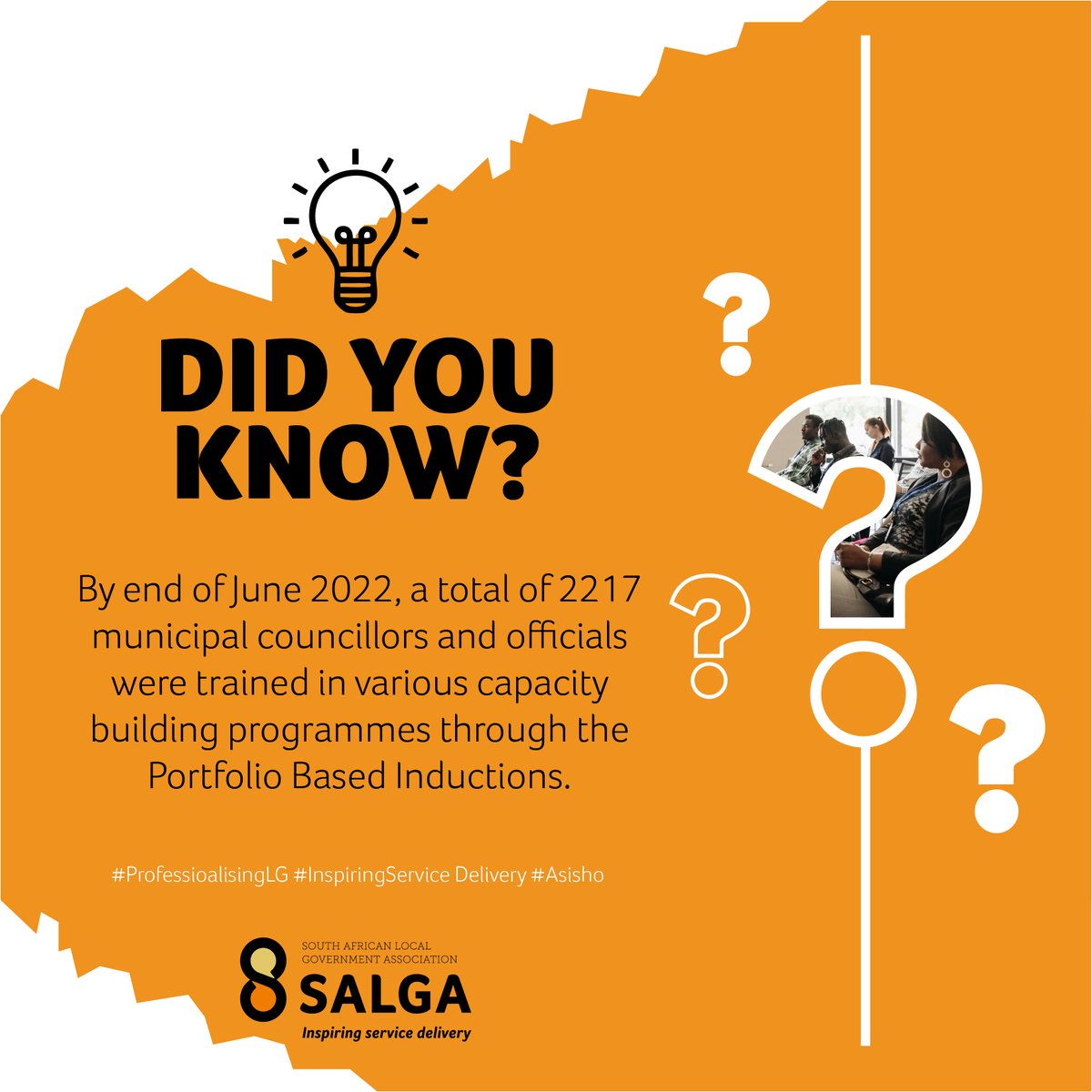 SALGA_Gov's tweet photo. Capacity Building is one of the cornerstones of Professionalising Local Government.  #Inspiringservicedelivery #ProfessionalisingLG #Asisho https://t.co/7v1O7Y0U2t