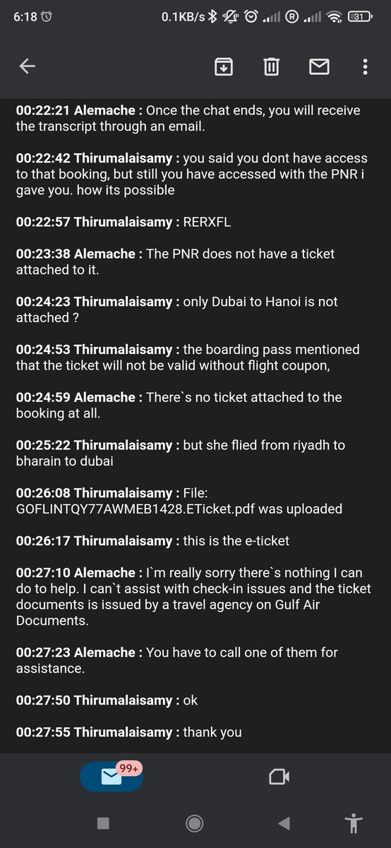 iamthiruu's tweet photo. Nightmare in Dubai airport for my wife!
No response from Goibibo/Gulf air yet for this issue .

Please respond @goibibo_tech https://t.co/qZWg3LyD6P