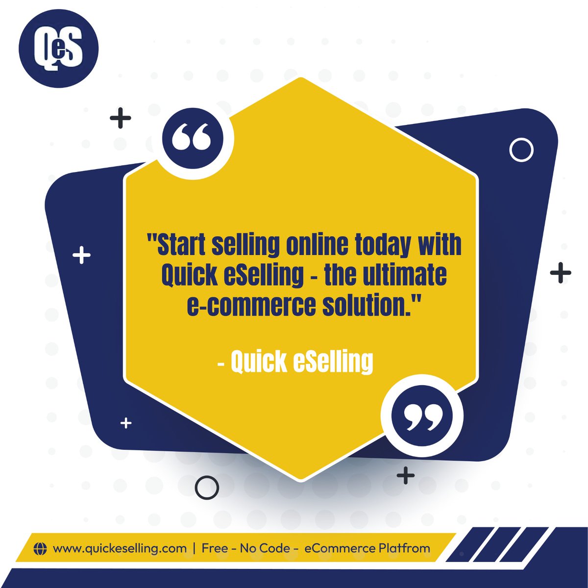 🚀✨ Get ready to embark on a successful online selling journey with Quick eSelling! 🛍️💻 Discover the ultimate e-commerce solution that will revolutionize your business! 💥🌐

#QuickESelling #EcommerceSolutions #OnlineBusinessSuccess #DigitalTransformation #SellOnline