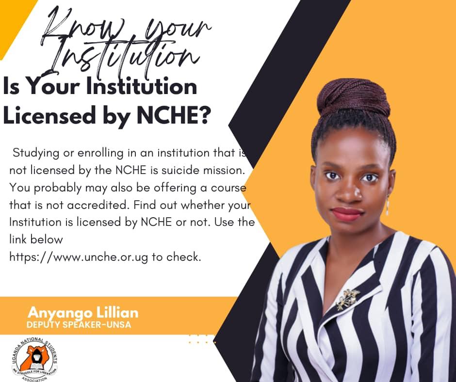 A wake-up call to all the students, we continue to implore you to seek knowledge in regards to whether or not your course is accredited but also interest yourselves in knowing whether or not your institution is Licensed by National Council.