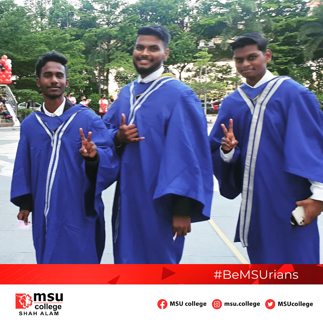 MSUcollege's tweet photo. It’s always seems impossible until it’s done. Congratulations #MSUrians for making your dreams possible!
#MSUcollegeshahalam
#MSUmalaysia
#YayasanMSU
#Graduasi25
#MSUcollege https://t.co/ChOUHWmnia