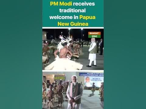 PM Modi receives traditional welcome in Papua New Guinea 
bit.ly/43jqAYO 
#shorts #papuanewguinea  #pmmodi  #JamesMarape #primeminister #narendramodi  #welcomeceremony  #shorts #viral #trending  #traditional #welcome