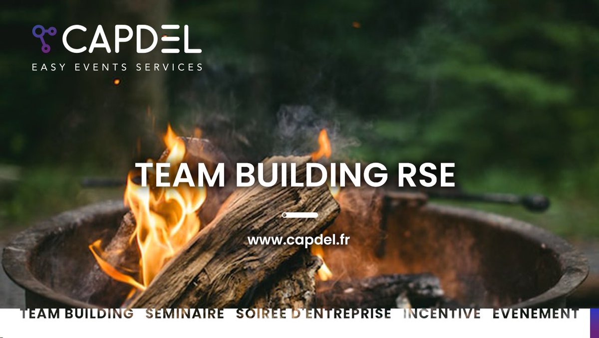 Affrontez 4 challenges RSE collaboratifs basés sur les 4 éléments naturels : le feu, l'eau, la terre, l'air. 🍀

➡️ capdel.fr/team-building-…

#evenementiel #paris #eventplanner #teambuilding #entreprise #equipe #live #seminaire