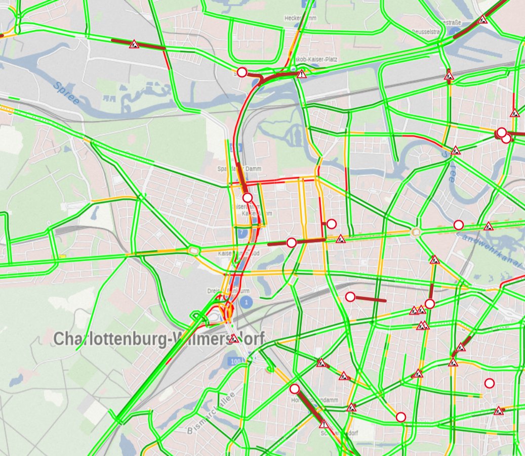 Verkehrsinformationszentrale Berlin (VIZ Berlin) on Twitter "Auf der 