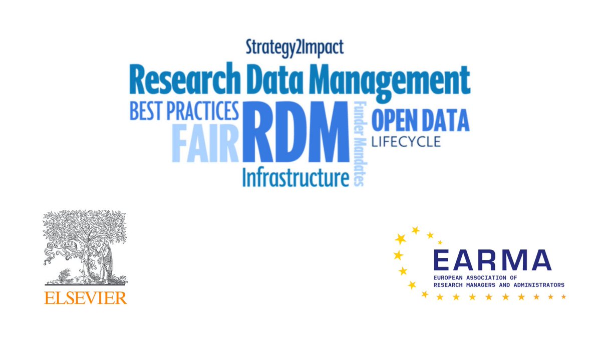 Want to know how to better manage your data or how to monitor compliance? 🤔

Join our upcoming session with our partner @ElsevierNews on Research Data Management. 📊

⏰June 2, 11:00 - 12:00 CEST

Register
👇
🔗bit.ly/42YPOeZ

#researchmanagement
