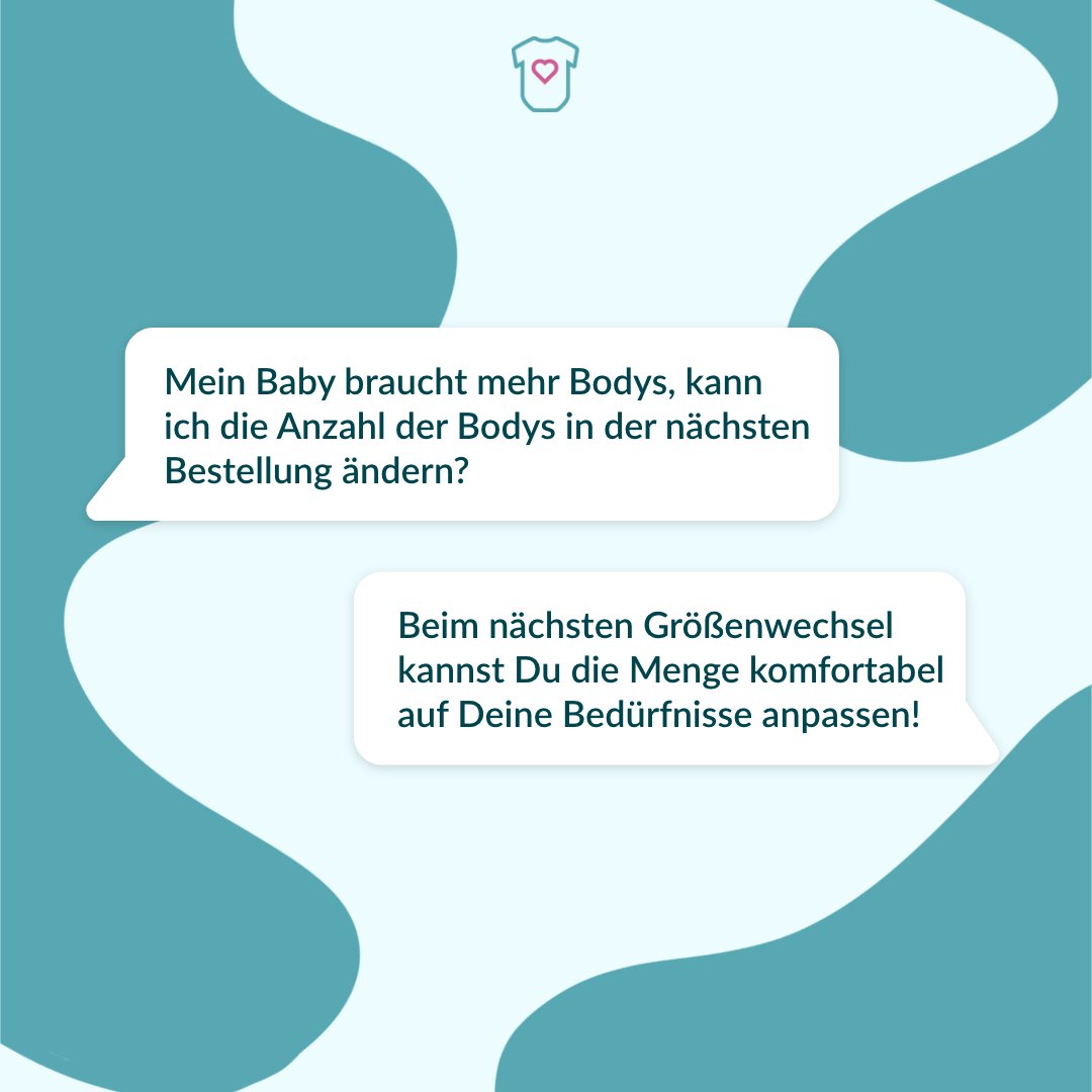 BabyBabo ermöglicht Dir die absolute Zufriedenheit, habt ihr zu wenige Bodys kannst Du beim 
Größenwechsel bequem aufstocken.
Ganz einfach Dein Abo abschließen auf babybabo.de und eine Sache weniger um die Ohren haben!❤️
#BabyBabo #Eltern #BabykleidungMieten #BabyBody