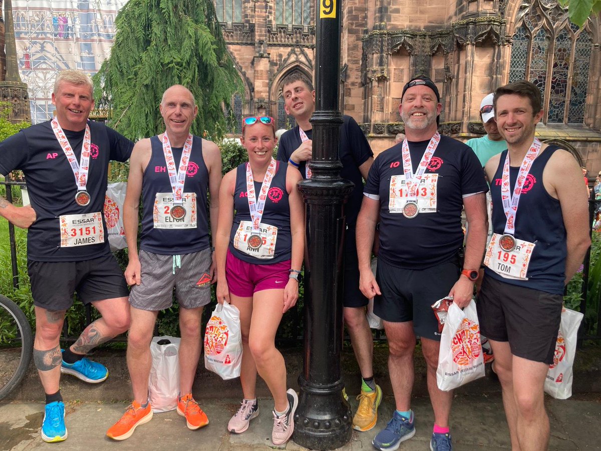 Amazing day at the Chester Half Marathon yesterday. Leg two of the triple complete ✅ <a href="/chestermarathon/">Chester Marathon, Half and 10K</a> #ChesterHalfMarathon