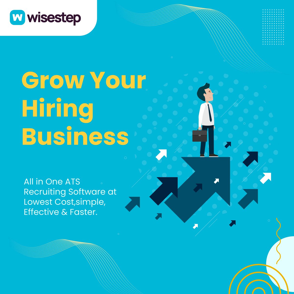 Boost your recruitment business with Wisestep ATS. With Wisesteps's advanced features make your hiring  process more organized and streamlined 

Book a demo now to know more about Wisestep ATS

buff.ly/3SywYr8

 #recruitment #hiring #WisestepATS #applicanttrackingsystem
