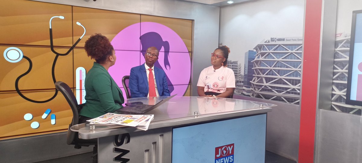 apec_gh's tweet photo. It's World Preeclampsia 2023 today!!! 
#MovePreeclampsiaReseaechForward

Executive Director, APEC Ghana and Dr. Emmanuel Srofenyoh, Medical Director of Greater Accra Regional Hospital raises awareness and educates the general public on JoyNews AM Show. https://t.co/IoHdFtWbST