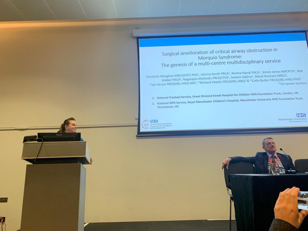 Colin Butler (@colin_r_butler) on Twitter photo Fantastic talk by our NIHR clinical lecturer in Paeds ENT Lizzie Maughan on treating children with MPS and airway stenosis in collaboration with Manchester Childrens and Tracheal team <a href="/GreatOrmondSt/">Great Ormond Street Hospital for Children</a> #ESPO2023 Fantastic talk by our NIHR clinical lecturer in Paeds ENT Lizzie Maughan on treating children with MPS and airway stenosis in collaboration with Manchester Childrens and Tracheal team <a href="/GreatOrmondSt/">Great Ormond Street Hospital for Children</a> #ESPO2023