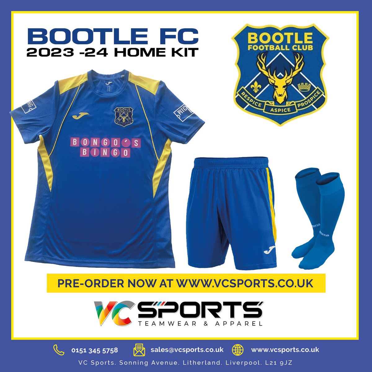 VC Sports (@vcsportsteam) on Twitter photo The Official <a href="/Bootle_FC/">Bootle Football Club</a> home kit 2023/24
Available to PRE-ORDER NOW - only at👇🏽
vcsports.co.uk/product-catego… The Official <a href="/Bootle_FC/">Bootle Football Club</a> home kit 2023/24
Available to PRE-ORDER NOW - only at👇🏽
vcsports.co.uk/product-catego…