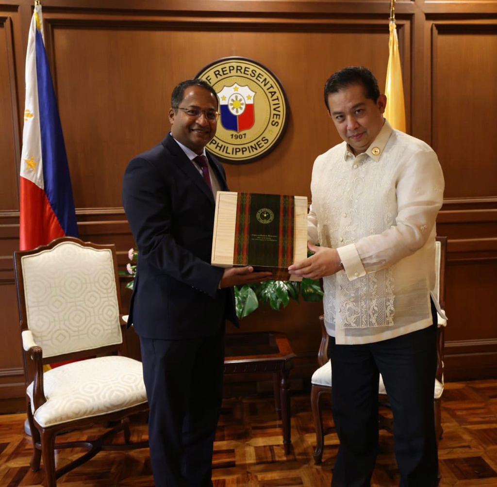 India in Philippines on Twitter "Ambassador shambhukumaran called on