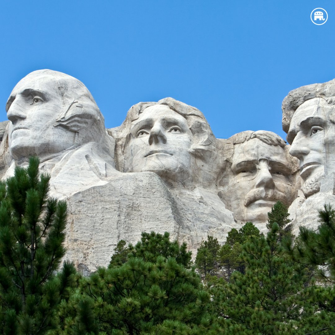 There isn't a single Democrat on Mount Rushmore