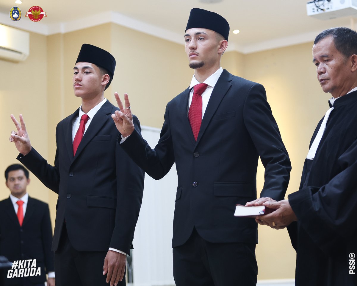 PSSI's tweet image. Ketua Umum PSSI Erick Thohir mengucapkan selamat atas rampungnya proses naturalisasi Rafael William Struick dan Ivar Jenner. 

#KitaGaruda