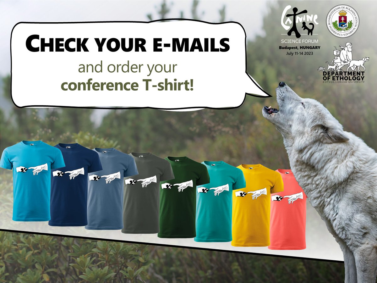 Check your e-mails! The link was sent out where you can order your conference T-shirt until the 9th of June!