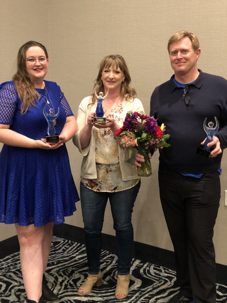 Kearneyregional's tweet photo. We are thrilled to share this photo of our Health Care Heroes Award winners. A big round of applause for our three outstanding recipients: Alicia Beetem, Barbara Dethlefs, and Dr. Jason Walsh! https://t.co/HO2FoQqfgF