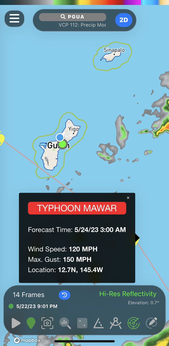 Jim Edds (@extremestorms) on Twitter photo Hafa Adai #Guam back again on my 2nd home. Gearing up for #Mawar Lastest track graphics from <a href="/RadarOmega/">RadarOmega</a> Hafa Adai #Guam back again on my 2nd home. Gearing up for #Mawar Lastest track graphics from <a href="/RadarOmega/">RadarOmega</a>