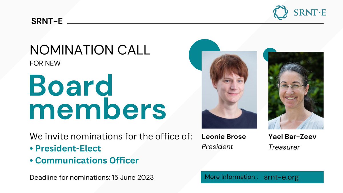 🚨Opportunity to join our board!
#SRNT-E #tobacco #nicotine #addiction #smoking #ecigarettes #research