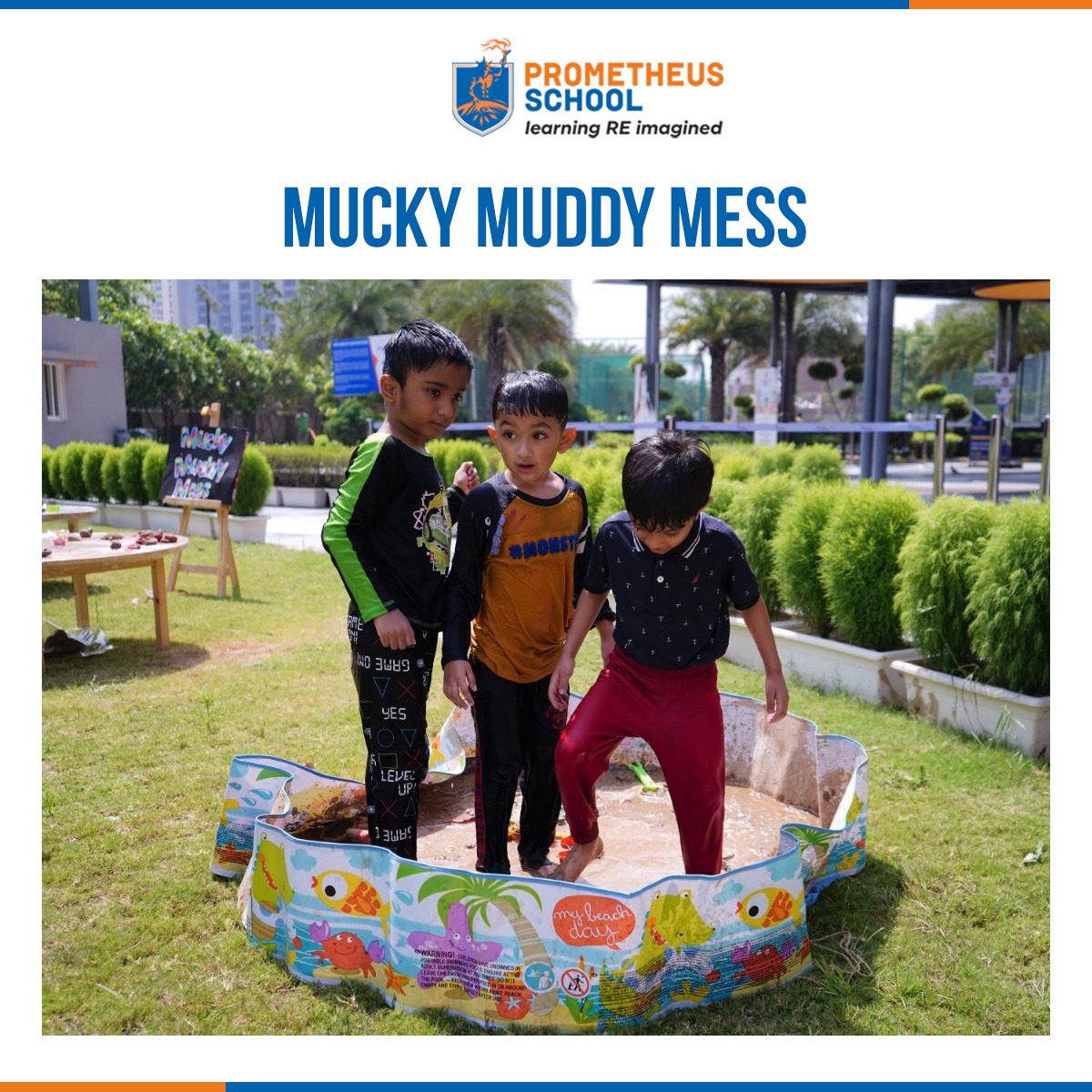 Prometheus_Edu's tweet photo. In a riotous burst of laughter and exploration, our little learners from the Early Years unit came together for a day of unforgettable mucky messy fun!
#messyplay #sensoryexploration #earlyyearsadventures #muddyfun #childhoodmemories #prometheusschool #learningreimagined https://t.co/fOhohCd83e