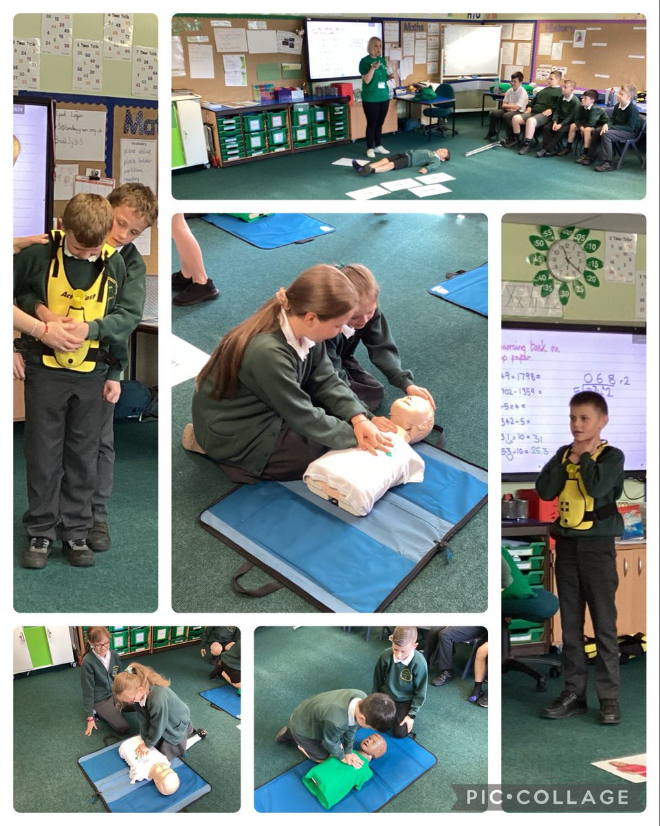 Year 5 <a href="/BradleyGreenPA/">Bradley Green</a>  are First Aid Superstars🌟 They now know how to help in an emergency, carry out CPR and deal with choking, burns, breaks and bleeds. Well done, you were an absolute pleasure to teach💚