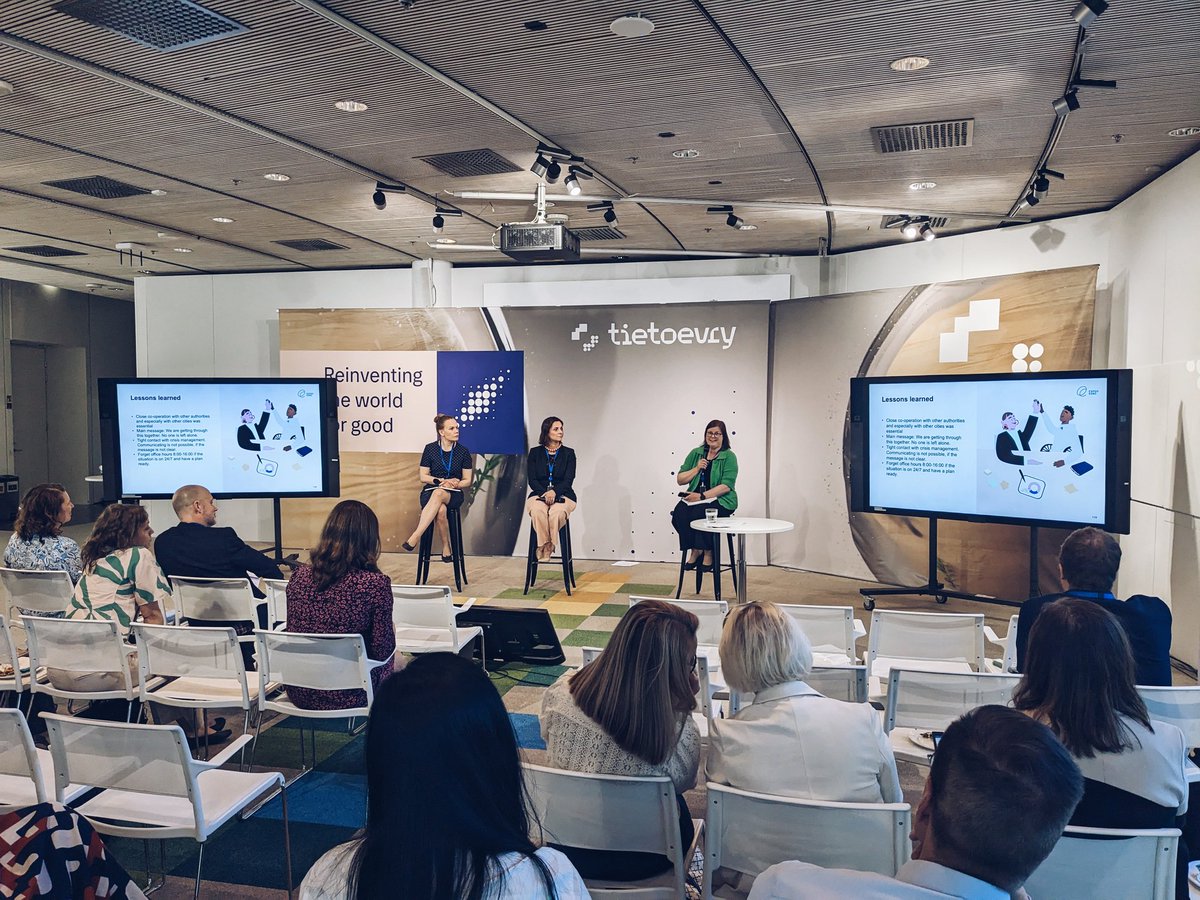 Great seminar with insights from pandemic crisis communication reasearch and organization's experiences! <a href="/Ciaret25/">Chiara Valentini</a> <a href="/Tietoevry/">Tietoevry</a>