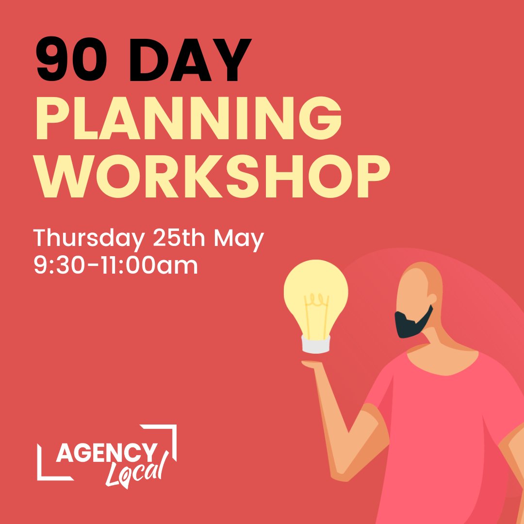 REMINDER🔔 the next 90 Day Planning Workshop is on Thursday at 9:30am If you want your agency to improve then you need to plan? Not sure where to start or how to this on a consistent basis? Then come to this FREE to attend workshop. 👉 us02web.zoom.us/meeting/regist…