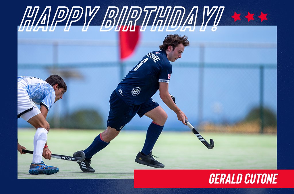 🇺🇸 RT | USA Field Hockey | Happy birthday to USMNT athlete Gerald Cutone! 🎈
