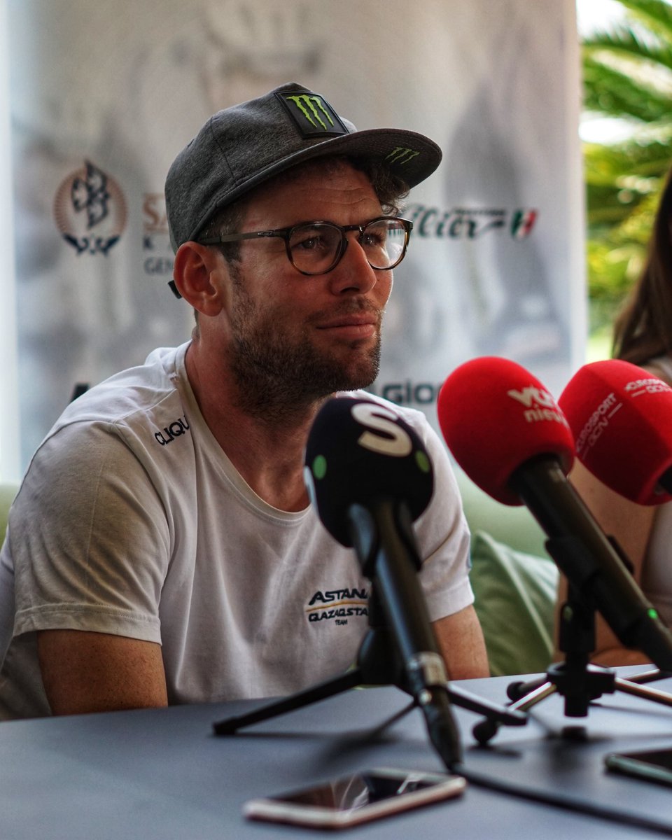 XDSAstanaTeam's tweet photo. 🇮🇹 NEWS: @giroditalia 

Today, at the press conference on the second rest day @MarkCavendish announced that 2023 will be his final season as a pro rider. 

#Giro #GirodItalia #AstanaQazaqstanTeam https://t.co/vV1i6B3X1w