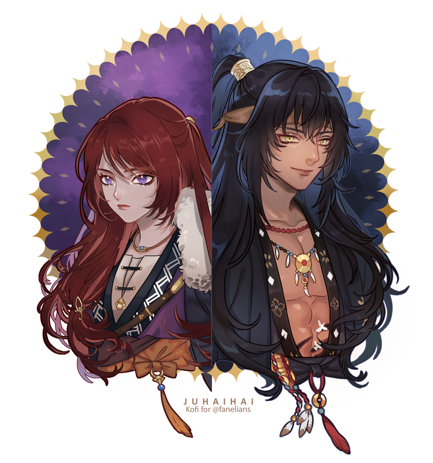 「[KOFI COMM] for  !! Thank you very much!」|HAI 🌸Doujima SG🌸のイラスト