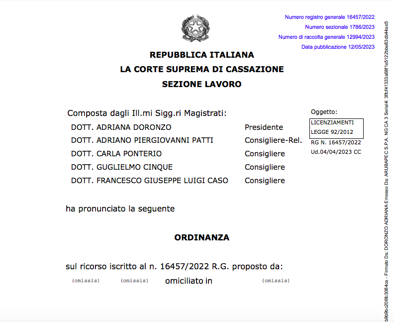 labour_lawyers's tweet photo. #Malattia e #Lavoro

Cass. n. 12994/2023: è #legittimo il #licenziamento del #lavoratore che, dopo aver subito un #infortunio, durante il periodo di riposo e #cure, compie sforzi fisici che ne ritardano la #guarigione->https://t.co/pGxCAR5a7D https://t.co/qi2LBWsDi1