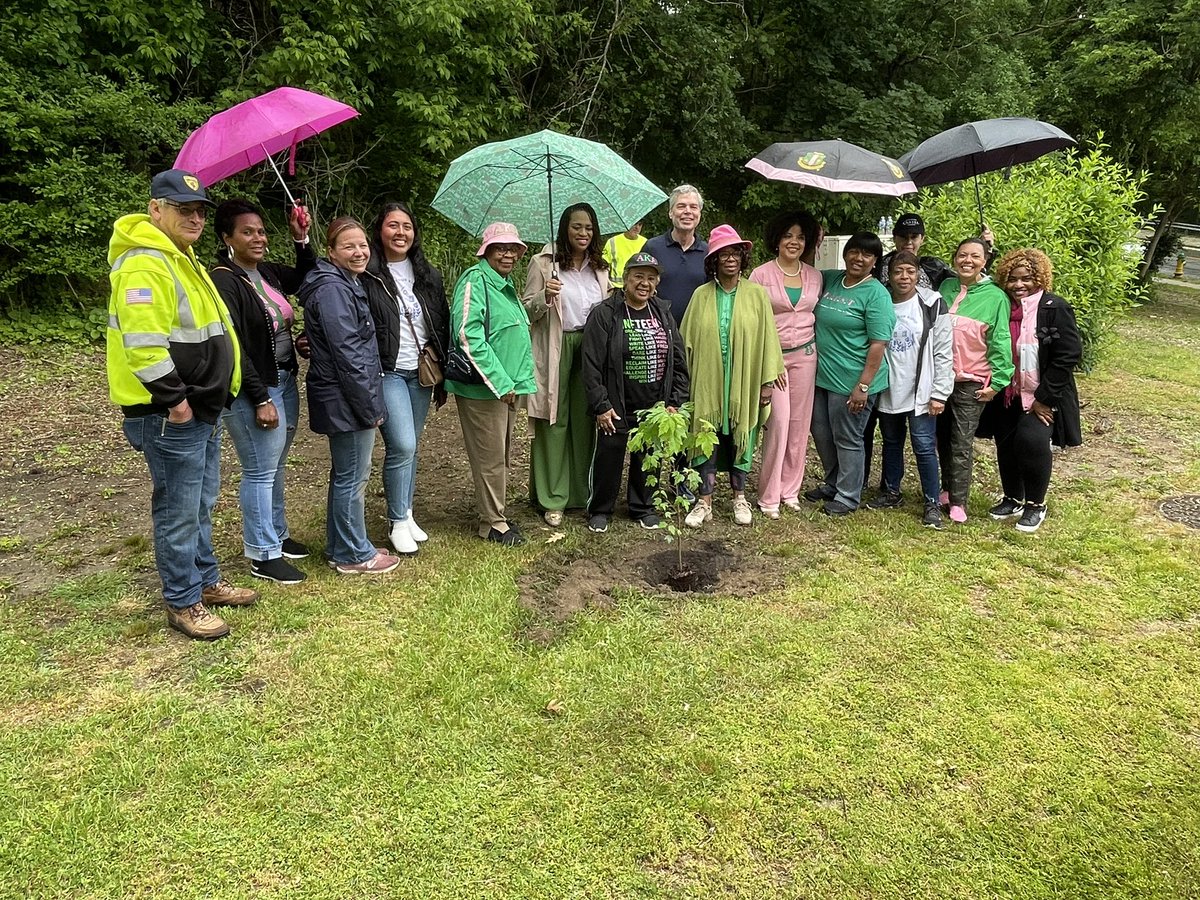 NHR10606's tweet photo. Great weekend! We helped beautify our city with a parklet. #WPNY #LoveYourBlockGrant #AKAPIO #AKA1908 https://t.co/gV8thfWXRC