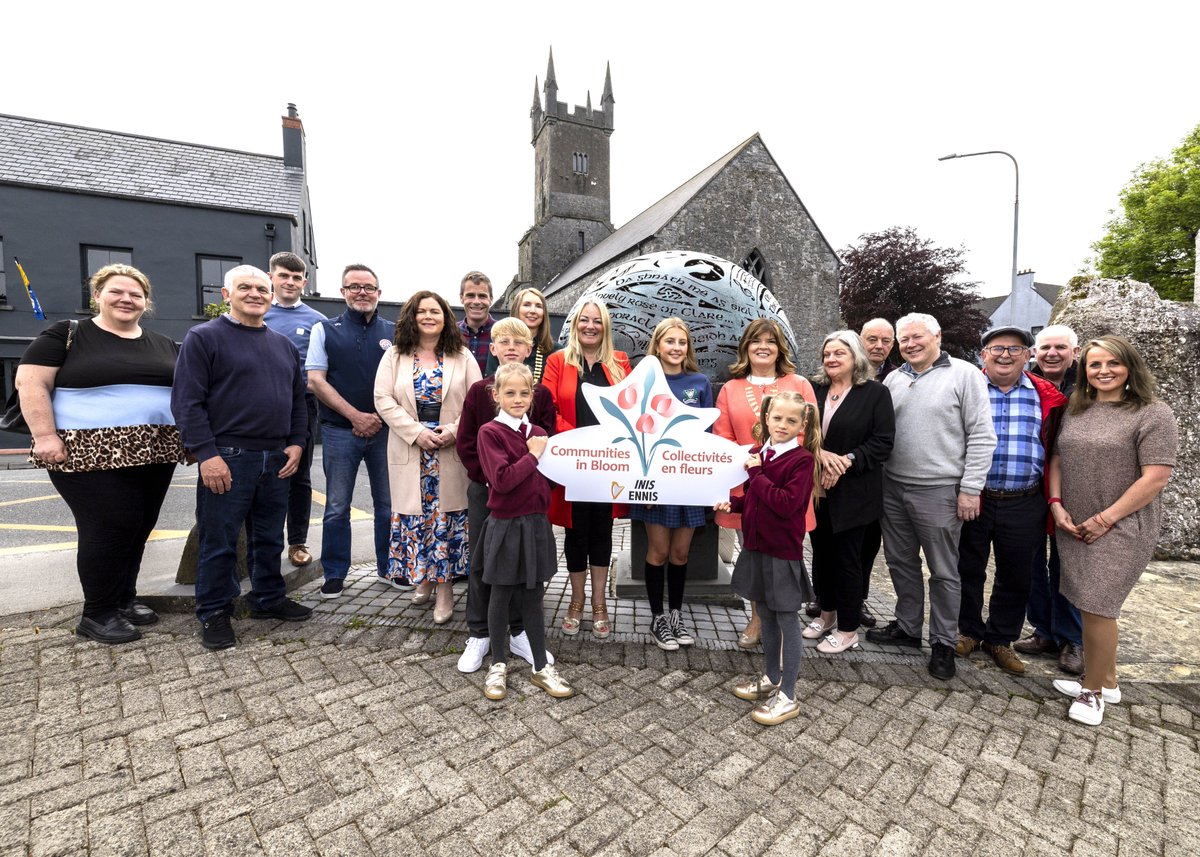 Ennis has been selected as the Irish representative for the international ‘Communities in Bloom’ 2023 competition, in the ‘International Challenge’ category 🌻

We look forward to welcoming the Communities in Bloom judges to Ennis in July.

Read more at: clarecoco.ie/your-council/[…