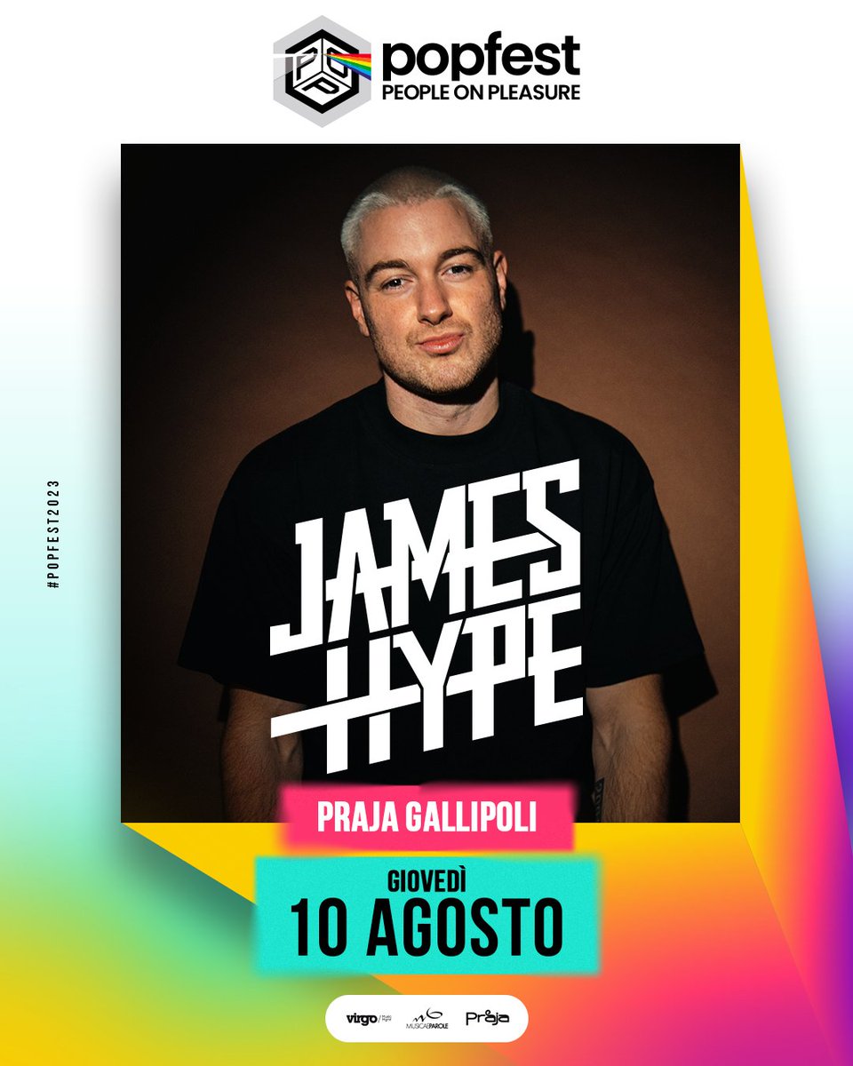 Praja Gallipoli (@prajagallipoli) on Twitter photo 📷📷📷
Tirate fuori le Gucci shoes, perché il PopFest ha voglia di farvi ballare a ritmo di Ferrari
Il 10 agosto alla Praja arriva <a href="/JamesHYPE/">JAMES HYPE</a>
📷 +39 348 6297999
📷 ticketsms.it/location/PRAJA… 📷📷📷
Tirate fuori le Gucci shoes, perché il PopFest ha voglia di farvi ballare a ritmo di Ferrari
Il 10 agosto alla Praja arriva <a href="/JamesHYPE/">JAMES HYPE</a>
📷 +39 348 6297999
📷 ticketsms.it/location/PRAJA…