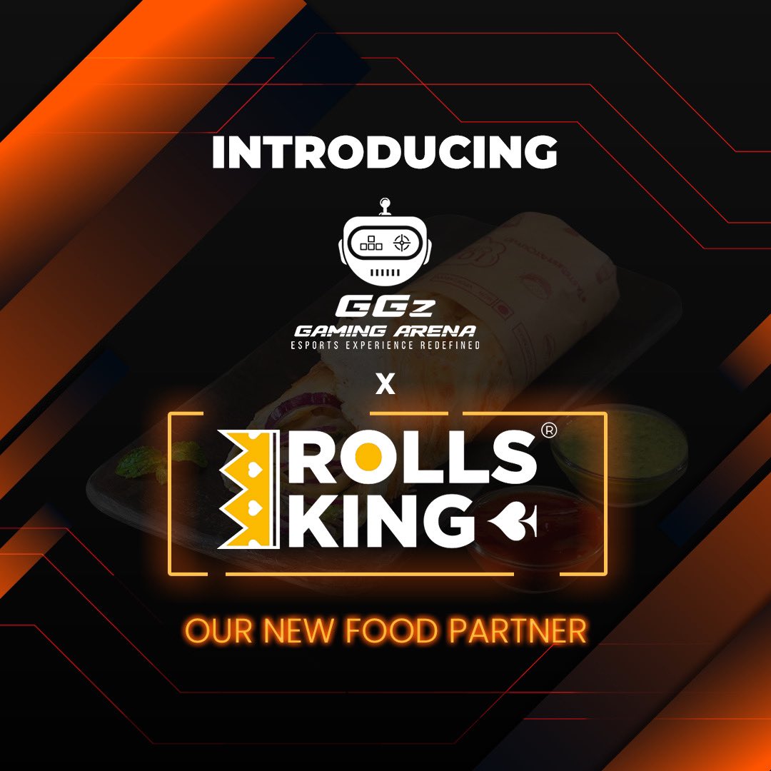 GGz_Gaming's tweet photo. Unwrapping excitement! ๐ซ
We are delighted to introduce @rollsking as our food partner๐๐ฝ
Take your tastebuds on a wild ride while having the time of your life at GGz Gaming Arena ๐
๐ GTB Nagar, North Delhi
.
.
.
.
.
.
.
.
#GGz #GamingCafe #RollsKing #Rolls #FoodPartner https://t.co/q20brKgC7L