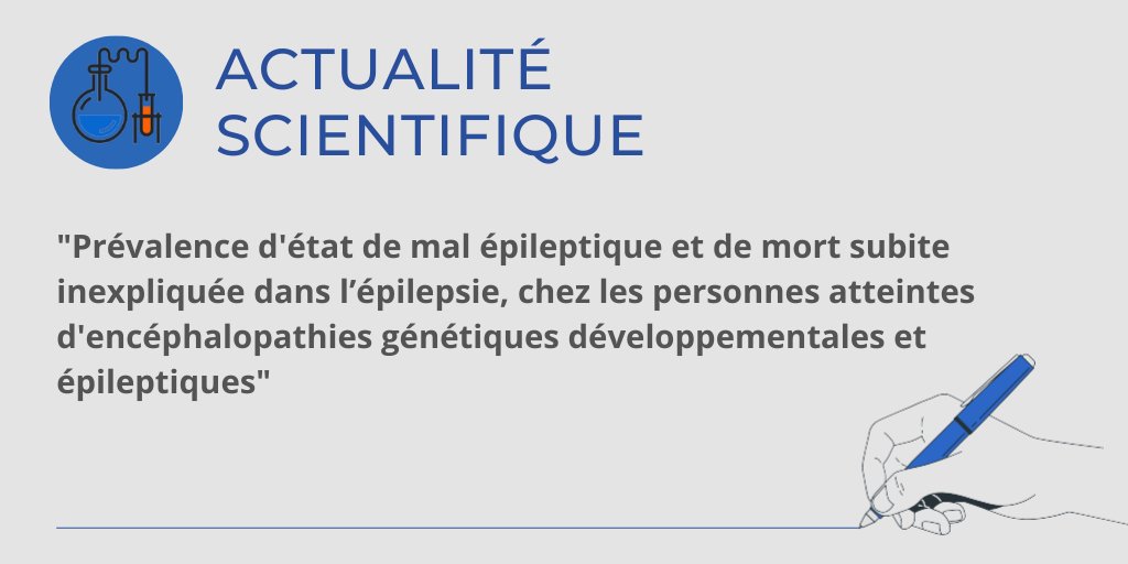 [#scientifique] 
Prévalence d'état de mal épileptique et de mort subite inexpliquée dans l’épilepsie, chez les personnes atteintes d'encéphalopathies génétiques développementales et épileptiques.

👉neurology.org/lookup/doi/10.…

#epilepsy #epilepsie