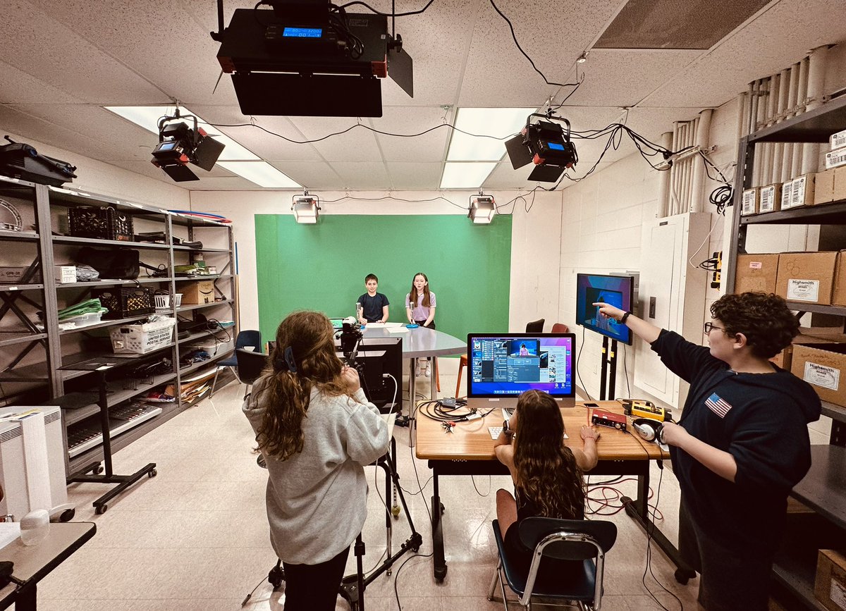 Morning announcements go live at Chenery!!!! Great job students! <a href="/ChenerySchool/">Chenery Middle School</a>