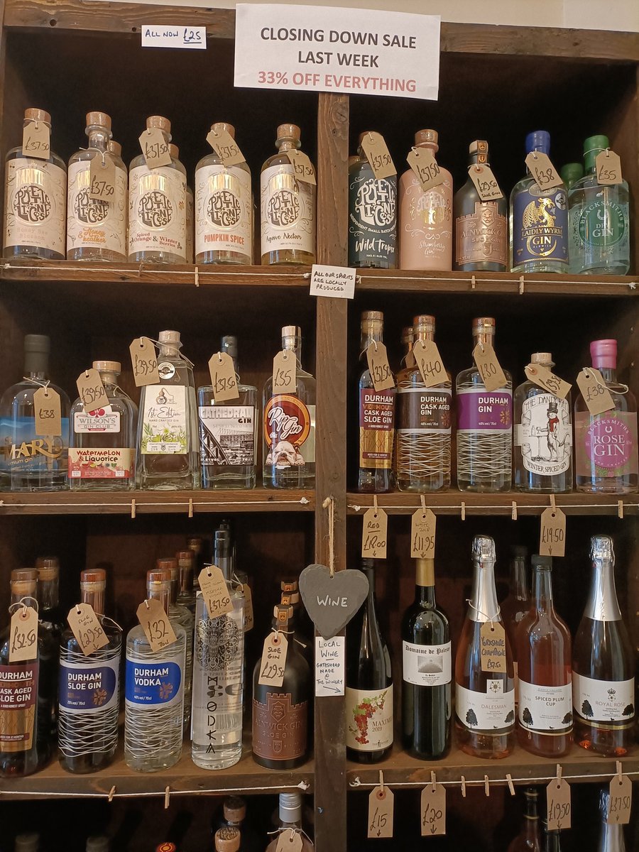 As we enter the final week of our lease in Newcastle Station.
A massive thanks to everybody who has supported us through the last 6 years. 
It's been a blast😀

All remaining stock is now discounted by 33%.
Good selection of local spirits and continental beers remaining on Monday