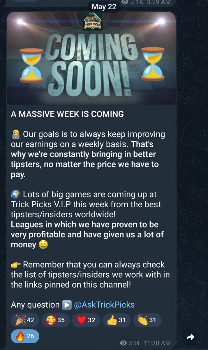 trickpicksfree's tweet photo. #Blogabet #tipster #bettingtips #bettingpicks #bettingexpert #sportbetting #bet365 #strangegamefinder #bets #bestipster #888sports #bet2earn #inbetsment #betadvisor #ZOOMZOOM6 https://t.co/NgkF54Jz2l