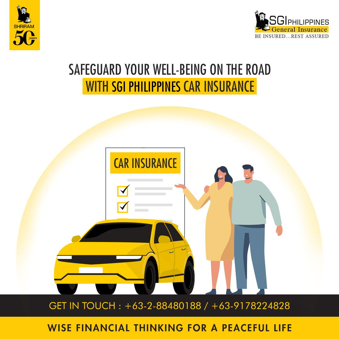 Safeguard your well-being on the road with SGI Philippines Car Insurance!

Call us: +63-2-88480188 / +63-9178224828

#TwowheelerInsurance #MotorInsurance #GeneralInsurance #Safety #SGIPhils #SGIPhilippines #bikesafety #financialsuccess #insurance #roadsafety