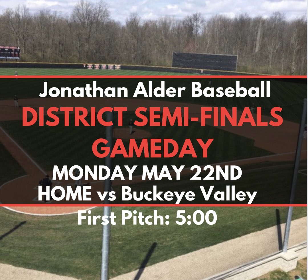 Let’s go Alder Nation its time to pack our ballpark tonight for our young men!!!!!