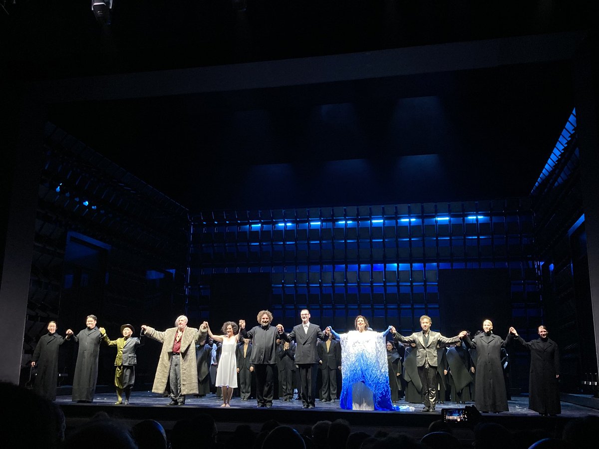 ManuelBrug's tweet photo. The important series #focus33, now sadly in memory of #andreaskwmeyer, come @theaterbonn to soso finale with the real bad #dersingendeteufel by #franzschreker. The production wasn’t much better, but #dirkkaftan did fine pit job with @Beethovenorches. Solid singers 👹🔥 https://t.co/4rYxzHx676