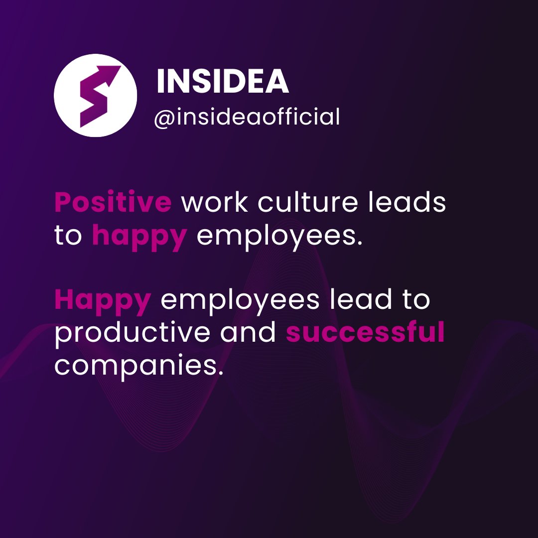 Building a positive work culture is the key to unlocking success! 

#positiveworkculture #happyemployees #insidea