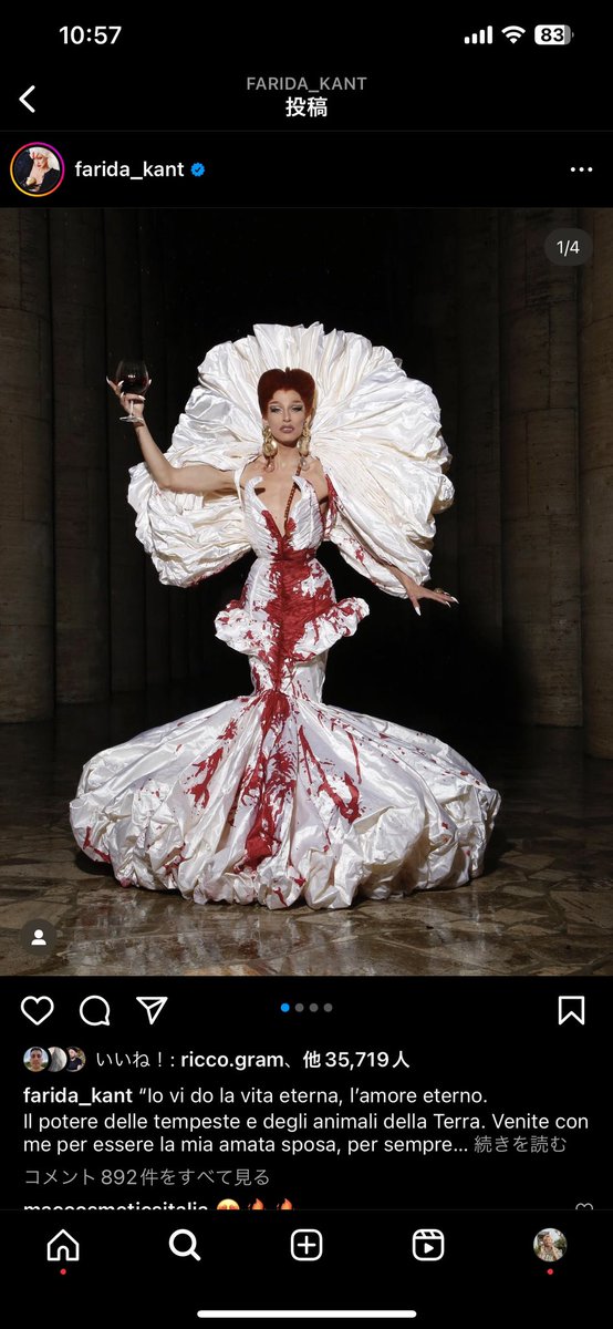 rupauldragrace_'s tweet photo. イタリア版 S1のファリダは優勝すべきだったクイーンだよねっ

アメリカ版に出ても間違えなくファイナルに行くようなポテンシャルを持ってる・・とにかくカリスマ性がすごい。

好きなクイーンのトップ10に入るぐらい好きなクイーンだな！いつか会いたい！ま https://t.co/R1HjltHbCV