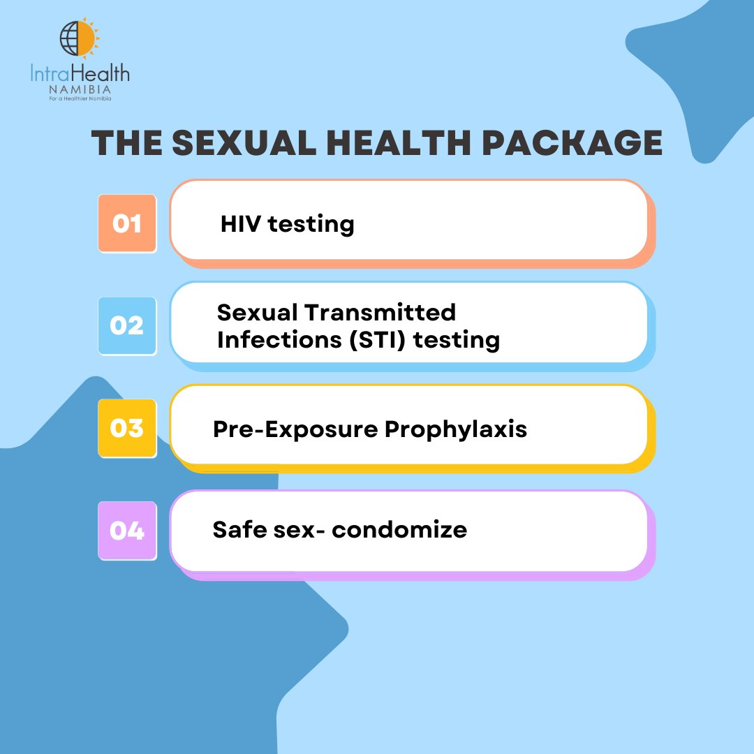 IntrahealthNam's tweet photo. Your sexual health matters!
Get tested, know your HIV status and stay safe.
#EndAids
#HIVTesting
#HIVPrevention #ForAHealthierNamibia https://t.co/YSTSTykC8g
