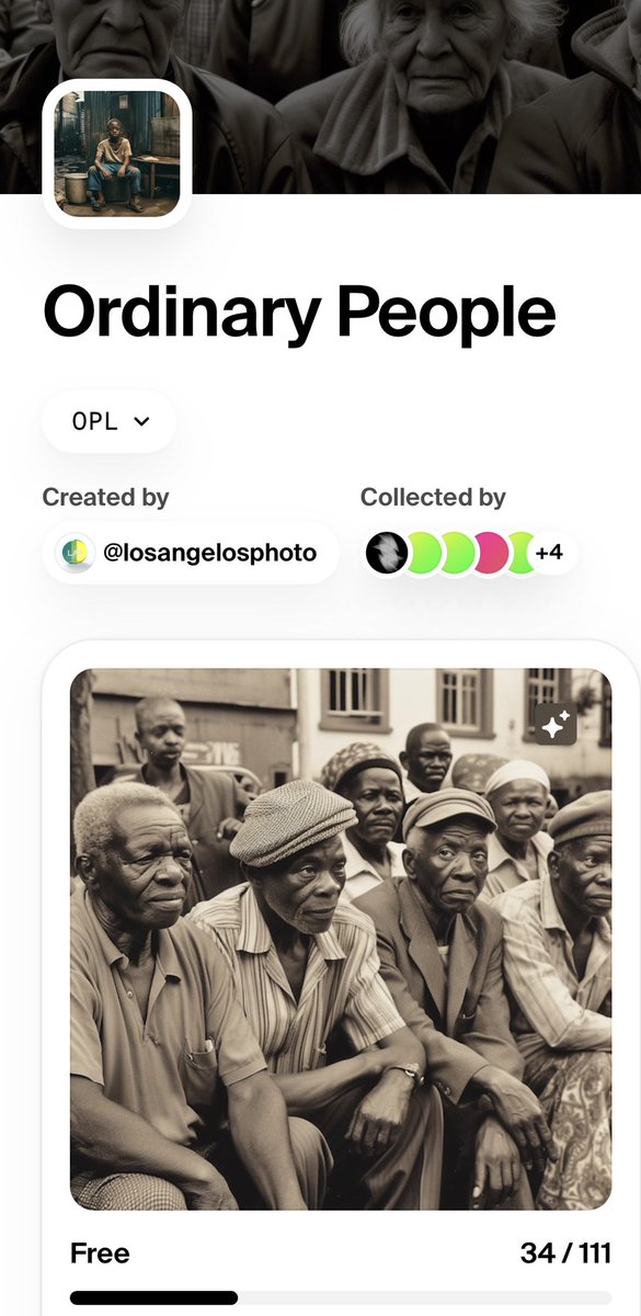 🎉🎉 34/111 🎉🎉

Free Mint Update on ‘Ordinary People’

Since the market is at its lowest, I decided to gift 111 nfts to my followers, collectors and friends as a THANK YOU for all the support. 

I would love some of these to be further gifted away, maybe to people new to the
