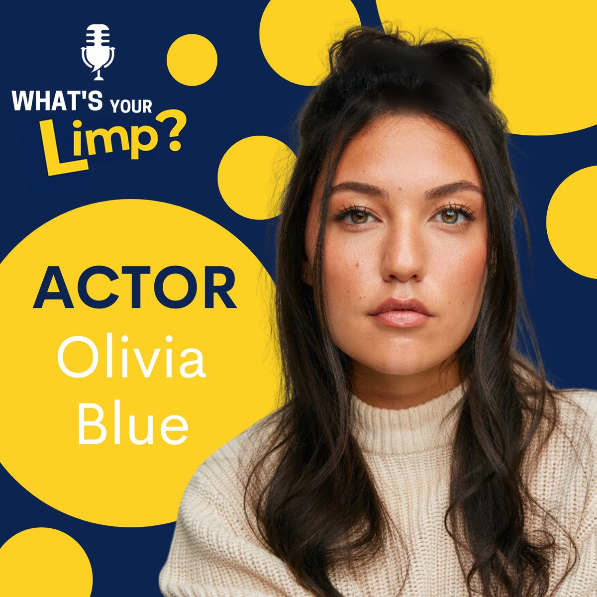 Today on #WhatsYourLimp Jordan chats with Olivia Blue about being mixed ethnicity in Hollywood, body image issues and more!

Listen now on Apple Podcasts: podcasts.apple.com/us/podcast/wha…