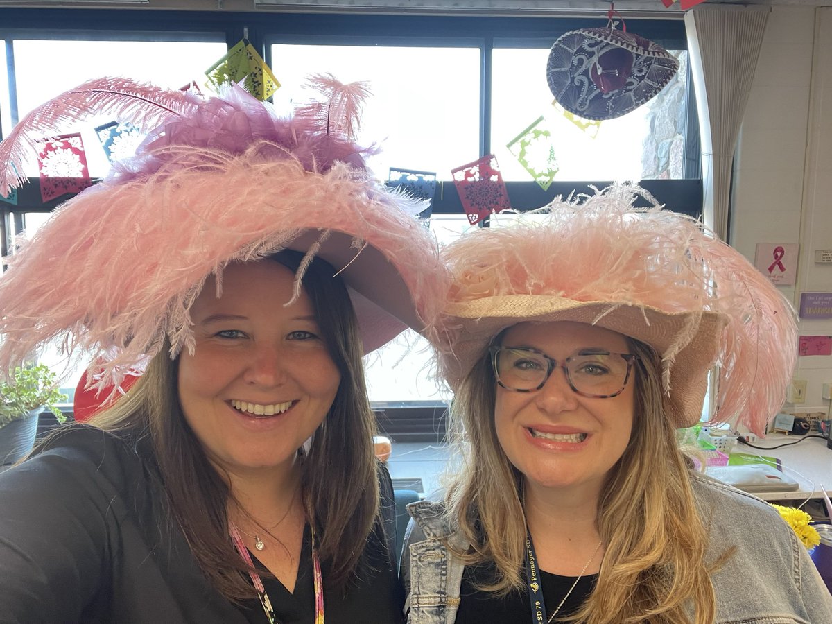 MrsMKula's tweet photo. Who is ready for “H” - Hat Day! #pinkhatters #countdowntosummerbreak #pennoyerpride https://t.co/y849b5yJKD
