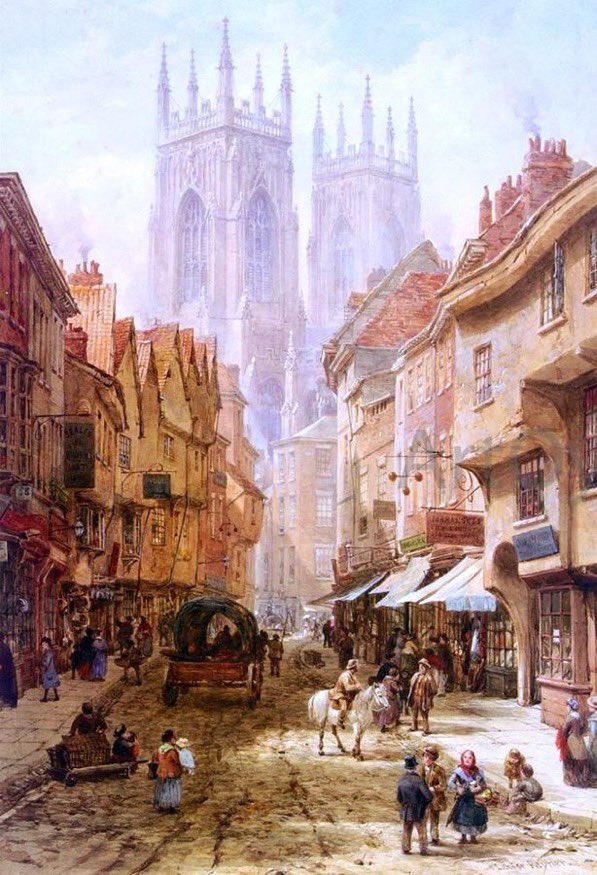 York, by Louise Rayner, 1832-1924.